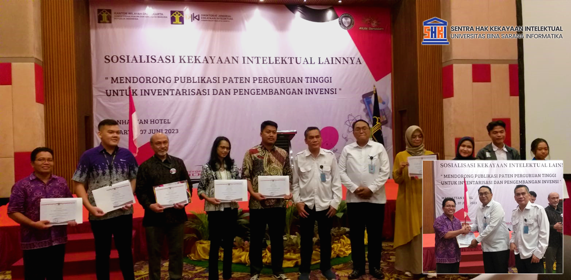 Sosialisasi Kekayaan Intelektual Lainnya Guna Mendorong Publikasi Paten Perguruan Tinggi Untuk Inventarisasi Dan Pengembangan Invensi